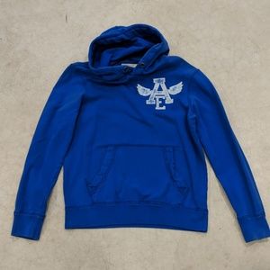 American Eagle Royal Blue Athletic Fit Hoodie